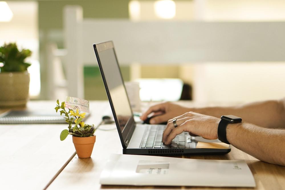 serene workspace